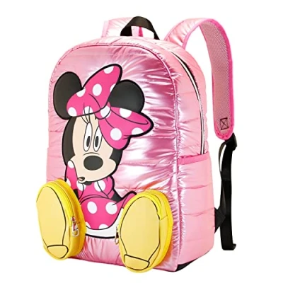 Immagine di Karactermania Minnie Mouse Shoes Mochila Padding DB Zaino per bambini, Taglia: One Size, Rosa