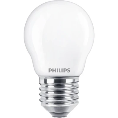 Immagine di Philips LED 76345900 (monocolore) ERP E (A G) E27 Forma di goccia 2.2 W = 25 Bianco caldo (Ø x L) 4.5 cm 8 1 pz.