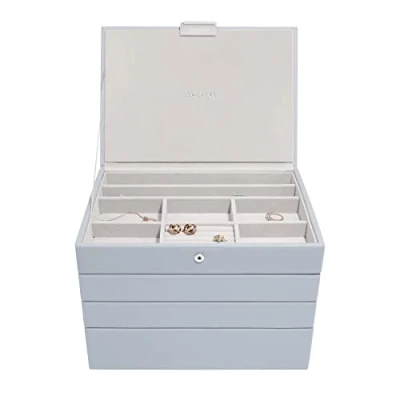 Immagine di Stackers Set di 4 portagioie Classico Dimensioni Medie Lavanda