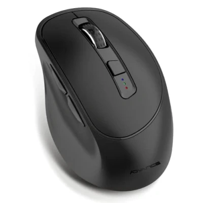 Immagine di ADVANCE ERGOFIT Mouse Wireless Ergonomico Silenzioso Ricaricabile Connettività Bluetooth e Risoluzione 4800 DPI (Regolabile su 4 Livelli) PC a 6 Pulsanti