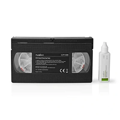 Immagine di Nastro di Pulizia VHS + Detergente (20 Ml) per Testina