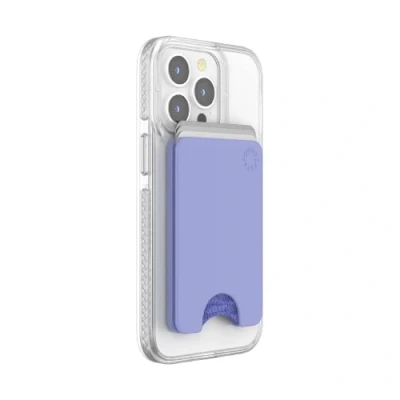 Immagine di PopSockets: PopWallet per MagSafe Porta Carte Elegante e Riposizionabile Telefoni Cellulari Custodie Deep Periwinkle