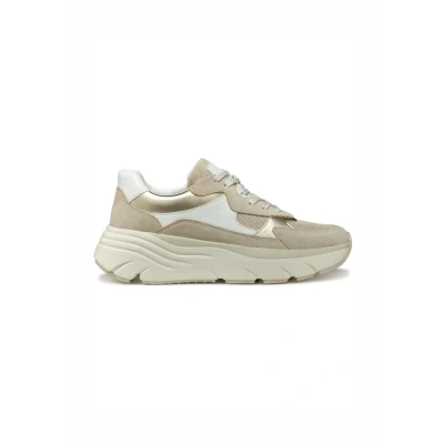 Immagine di Geox D DIAMANTA B, Scarpe da Ginnastica Donna, White/Lt Taupe, 40 EU