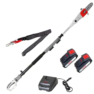 Immagine di IKRA potatore telescopico ICPS 2020, altezza di lavoro 4 m, incl. 2 batterie 20V, caricabatterie rapido e tracolla