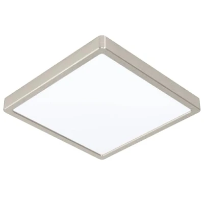 Immagine di Eglo connect.z Smart Home Led lampada da soffitto per bagno Fueva Z in alluminio nichel opaco, L x 28,5 cm, ZigBee, app e controllo vocale, colore della luce regolabile, dimmerabile, IP44