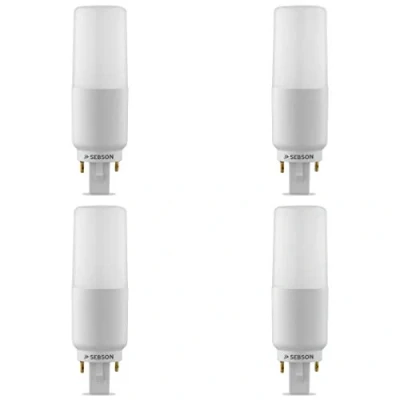 Immagine di SEBSON Lampadina LED G24 7W (Equivalente a 50W) 660lm Bianco Neutro 4000K Non Dimmerabile Angolo di Diffusione 220 G24d universale 230V Set da 4
