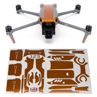 Immagine di WRAPGRADE Skin Compatibile con DJI Air 3 Accent Color (BUTTERFLY COPPER)