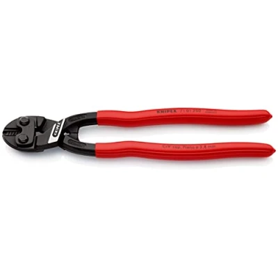 Immagine di Knipex Cobolt Xl Tronchese a Doppia Leva Bonderizzata Nera, Rivestiti in Resina Sintetica 250 Mm (Confezione Self Service/Blister) 71 01 Sb