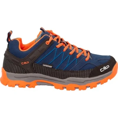 Immagine di CMP Kids Rigel Low Trekking Shoes WP, Scarpe da Unisex Bambini e Ragazzi, B Blue Arancio, 35 EU