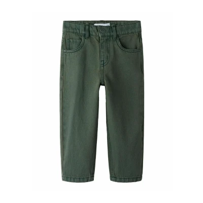 Immagine di Name it Overdyed Jeans a sigaretta per bambini, Taglia: 92, Deep forest