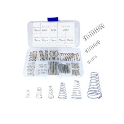 Immagine di Cilky Kit assortimento di Molle coniche Piccole in Acciaio Inossidabile 304 da 100 Pezzi, Compressione assortite, per la Sostituzione mobili