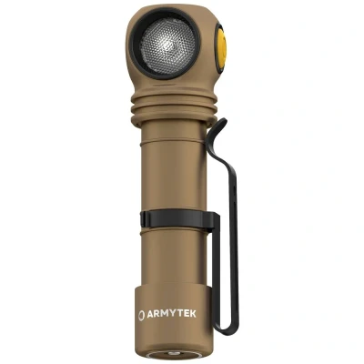 Immagine di ArmyTek Wizard C2 Pro Sand White LED (monocolore) Torcia tascabile con clip per cintura a batteria ricaricabile 2500 lm 115 g