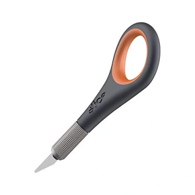 Immagine di Slice 10580 Coltello con impugnatura unica, controllo preciso, tagli dettagliati, adatto alle dita, dura 11 x in acciaio inossidabile, nero