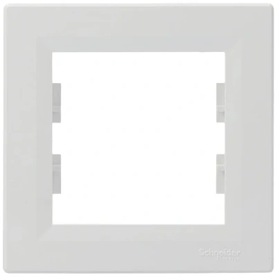 Immagine di Schneider Electric Asfora EPH5800121D Cornice per prese e interruttori, colore: Bianco