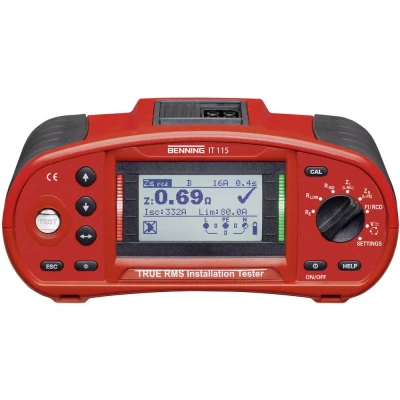 Immagine di Benning IT 115 Tester per installazioni Calibrato (ISO) Norma VDE 0100, 0105