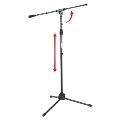 Immagine di Gator Frameworks GFW MIC 2010 stand a treppiede per microfono c/giraffa