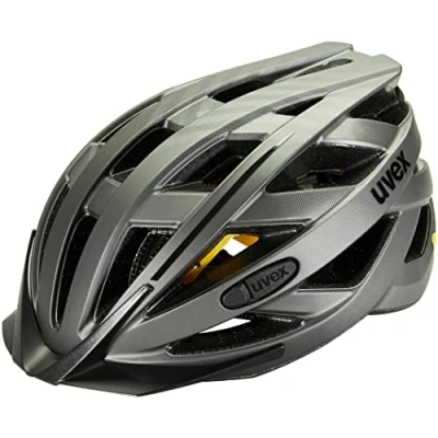 Immagine di uvex city i vo MIPS, casco da città leggero unisex, sistema con luce a LED integrata, titan matt, 56 60 cm