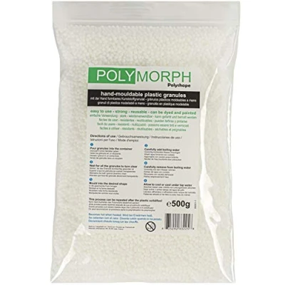 Immagine di Polyshape Polymorph Sacchetto con granelli di plastica modellabili a mano, 500 g