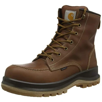 Immagine di Carhartt, Stivale antinfortunistico impermeabile Hamilton Rugged Flex®, rispetta gli standard S3 Uomo, Marrone chiaro, 42