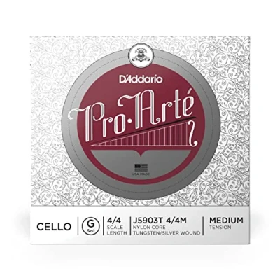 Immagine di Corda singola SOL D&#039;Addario Pro Arte per violoncello, scala 4/4, tensione media