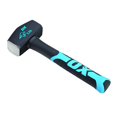 Immagine di ox t081302 commercio mazzetta manico in fibra di vetro, 1,1 kilogram, colore: Multicolore