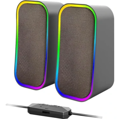 Immagine di SpeedLink TOKEN Altoparlante per PC Bluetooth®, Cablato 6 W Nero, RGB