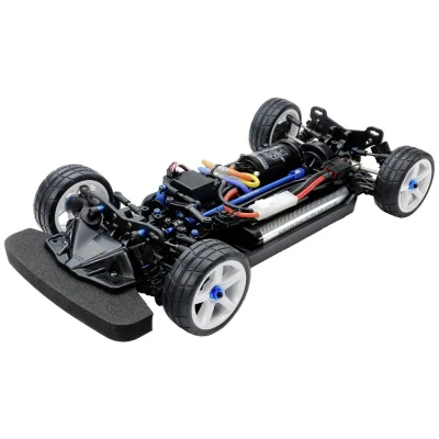 Immagine di TAMIYA 58720 1:10 RC TT 02 Type SRX Chassis kit Auto telecomandata, telaio RC, modellismo, da assemblare, hobby, fai te