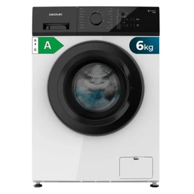 Immagine di Cecotec Lavasciuga a Carica Frontale 6Kg Bolero DressCode 620 Inverter. 1000RPM, 16 Programmi, SteamMax, Motore Inverter Plus, Spa Care, Drum Clean, Avvio Ritardato, KidLock, Ciclo Rapido 15 min
