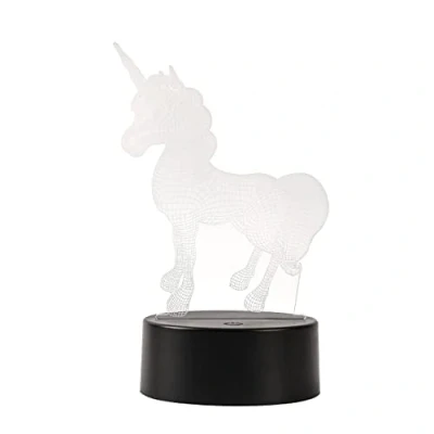 Immagine di I TOTAL ® Lampada LED 3D con base touch e telecomando cambia colore tech gadget (UNICORNO)