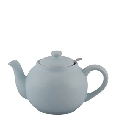 Immagine di PLINT Simple &amp; Stylish Ceramic Teapot, Globe TeaPot with Stainless Steel Strainer, for 6 8 Cups, 1500ml Flowering Tea Pot, Blooming Tea, Ice Color