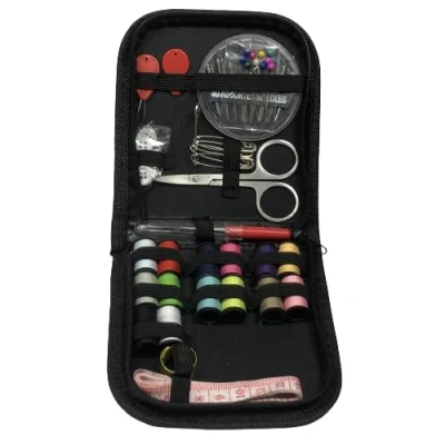 Immagine di set da cucito viaggio 70 accessori cucito, mini per casa, filo macchina cucire bobine,