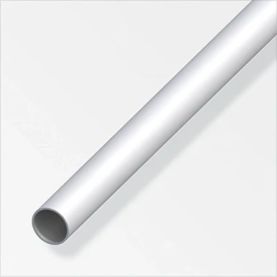 Immagine di Rotonda tubo 1 m x 8 mm alluminio anodizzato argento