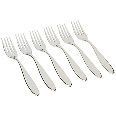 Immagine di Alessi SG38/17 Mami Forchetta da Pesce in Acciaio Lucido, Set 6