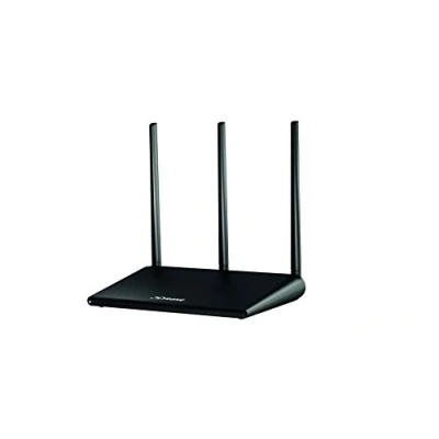 Immagine di Strong 750 Router Wi Fi AC Dualband, Tre Antenne Regolabili, Parental Control e Rete Ospiti con Android o IOS App, Nero, 4 Porte Ethernet LAN, Nero