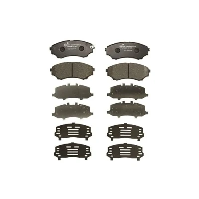 Immagine di DELPHI LP2036 Kit pastiglie freno con segnalatore acustico usura lamierino anticigolío accessori FORD: Ranger Mk2, MAZDA: Serie B Pick up