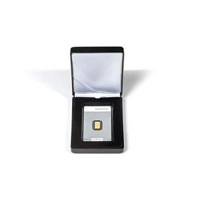 Immagine di Leuchtturm Nobile Etui for 1 Embossed Gold Bar in Blister Packaging, Upright Format, Black