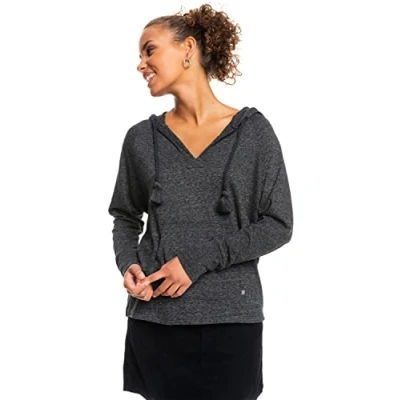 Immagine di Roxy Destination SURF Felpa con cappuccio, Donna, Taglia: Small, Anthracite