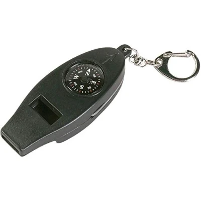 Immagine di Cao Bussola combinata, fischietti di Segnalazione per Escursionismo, Adulto, Unisex, 2 x 8,2 3 cm