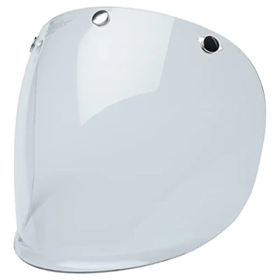 Immagine di Bell Custom 500 Casco di ricambio retrò 3 Snap fisso scudo/visiera trasparente