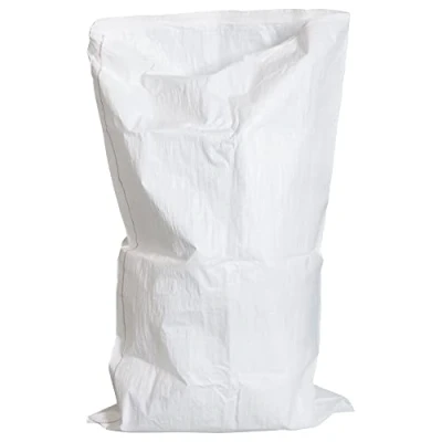 Immagine di SKIR&#039;CO 40 sacchi in polipropilene bianco, 60 x 100 cm, sacchetti polipropilene, per il costruttore di macerie, lo smaltimento dei rifiuti