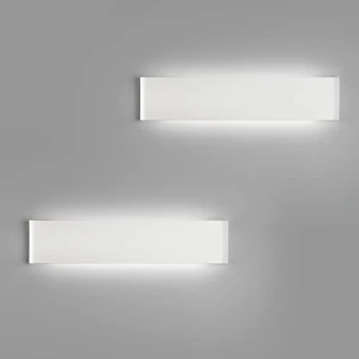 Immagine di FUPE 2 pezzi 24W Applique da parete interno 6500K LED 2880 Lumen,Lunghezza della lampada 41cm Luce bianca fredda Per Ristorante Scale Letto Corridoio del soggiorno