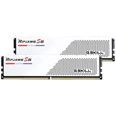 Immagine di G.Skill Ripjaws S5 Kit memoria PC Dettaglio DDR5 32 GB 2 x 16 6400 MHz 288pin DIMM CL36 F5 6400J3648F16GX2 RS5W