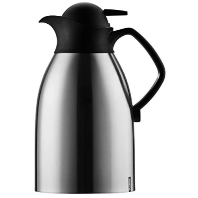 Immagine di Helios Enduro Push caraffa, in Acciaio Inox Opaco, Inossidabile, Stainless Steel Matt, 2.0 Litre