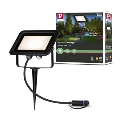 Immagine di Paulmann 4000870945759 94575 Sistema dilluminazione Plug&amp;Shine LED (monocolore) 16 W Bianco caldo Nero