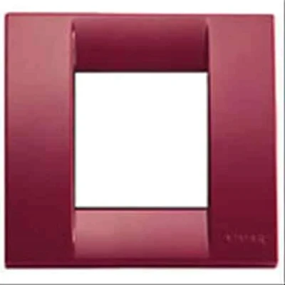 Immagine di Vimar Serie Idea Placca Classica 1 2 modulo plastico rosso Rubi