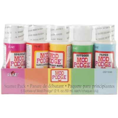 Immagine di 5x 59ml MOD PODGE SPARKLE. GLOSS. MATT. OUTDOOR &amp; PAPER