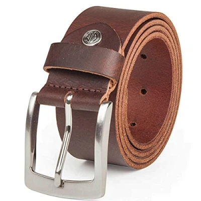 Immagine di Lindenmann Genuine Leather Belt Men/Belts for Men, Farbe/Color:marrone, Size US/EU:Waist 37.5 L EU 95 cm