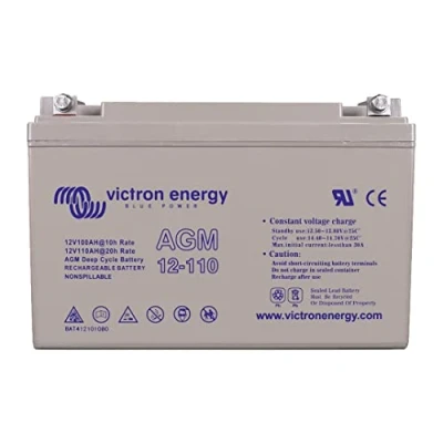 Immagine di Victron Energy Deep Cycle BAT412101084 Batteria al Piombo 12 V 110 Ah AGM (L x A P) 330 220 171 mm Ciclica