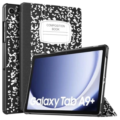 Immagine di TiMOVO Custodia Compatibile con Samsung Galaxy Tab A9+/A9 Plus 11&quot; 2023 SM X210/X216/X218, Sottile e Leggero, Cover Protettiva a Guscio Posteriore Rigido per A9+, Taccuino Nero