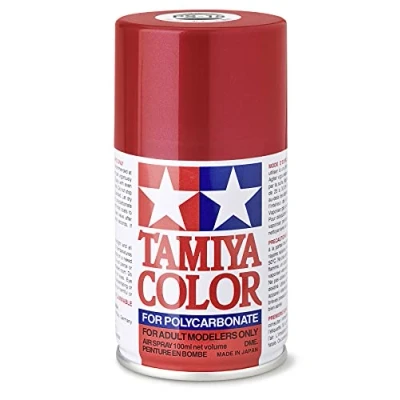 Immagine di TAMIYA 86015 PS 15 Metallizzato Rosso Policarbonato 100ml Vernice spray per modellismo in plastica, e accessori fai da te